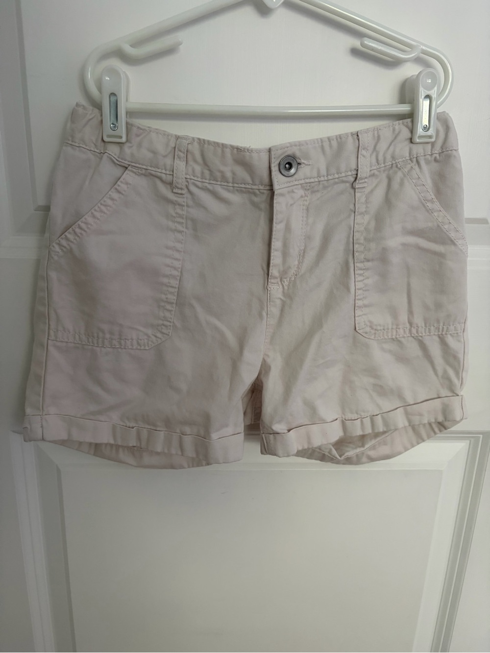 Light Beige Pocket Shorts